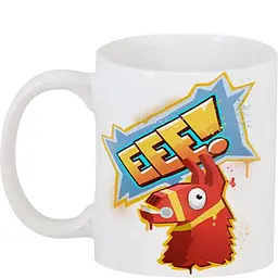 Кухоль GeekLand Fortnite Фортнайт EEE Llama FT.02.11 330 мл білий - мініатюра 3