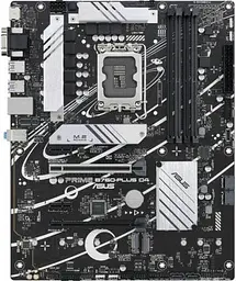 Материнська плата ASUS PRIME B760-PLUS D4 (PRIME B760-PLUS D4) (Socket 1700, Intel B760, ATX) Б/в