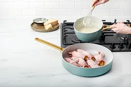 Сотейник з кришкою GreenPan Padova з керамічним покриттям 28 см (CC002827-001) - мініатюра 6