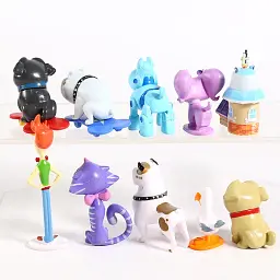 Іграшки фігурки з мультфільму Дружні Мопси 12 шт Puppy Dog Pals - мініатюра 3