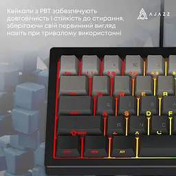 Клавіатура Ajazz AK650 Day Dream switches Gradient Black Gray (AK650-DD-BG) - мініатюра 12