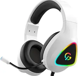 Навушники GamePro HS615 RGB білі (HS615)