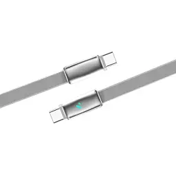 Дата кабель USB-C to USB-C 1.0m 5A 100W ultra-thin gray ColorWay (CW-CBPDCC100-GR) - мініатюра 3