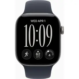 Смарт-годинник Apple Watch Series 12 GPS 42mm Space Grey Aluminium Case with Navy Blue Sport Band - S/M (MJE74RK/A) - мініатюра 2