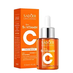 Сироватка для обличчя з вітаміном С Sadoer 5X Vitamin C, 30 мл