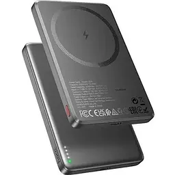 Портативна батарея Hoco Q26 Joy PD20W 5000 mAh Metal Grey - мініатюра 4