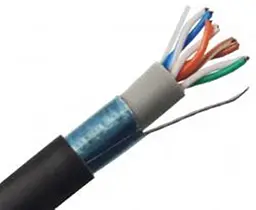 Кабель вита пара Atcom 13426 Premium FTP cat5e 4х2х05 мм мідь PVC+PVE 305 м