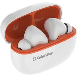 Навушники бездротові СolorWay Slim TWS-5 Earbuds White (CW-TWS5WT) - мініатюра 2