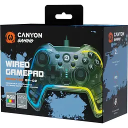 Геймпад Canyon Brighter GP-02 Wired Crystal (CND-GP02) - мініатюра 5