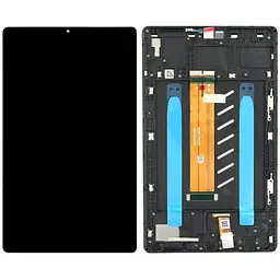 Дисплей Samsung T225 Galaxy Tab A7 Lite, LTE чорний, оригінал PRC, з рамкою