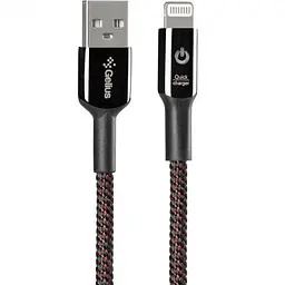 USB кабель Gelius Pro Smart GP-U08i iPhone X Lighting Black 2A