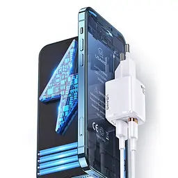 Блок швидкого заряджання USAMS T37 Super Si Fast Charger US-CC128 Адаптер мережевий - мініатюра 3