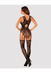 Бодистокінг Obsessive F239, S/M/L (чорний) - мініатюра 4