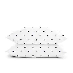 Набір наволочок Cosas Love CS1 40х60 см білий (SetPillow_LoveGreyBlack_40x60) - мініатюра 2