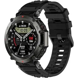 Ремінець DK Silicone Sport Band Classic для Xiaomi Amazfit T-Rex Ultra (black)