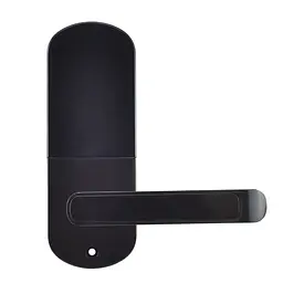 Замок біометричний автономний Trinix TRL-5107BTF Black Left з Bluetooth, зчитувачем відбитків пальців і карт Mifare (65-00046) - мініатюра 3
