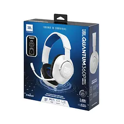 Бездротові навушники JBL Quantum 360P JBLQ360PWLWHTBLU White/Blue - мініатюра 10