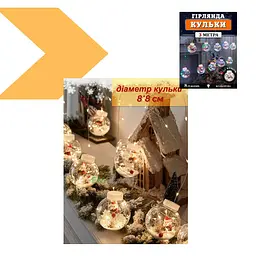 Xmas гірлянда мікс 4 види 200L M-1 Copper curtain ball lamp Мультикольорова 3M*1.5M (XPRO-7557_248) - мініатюра 2