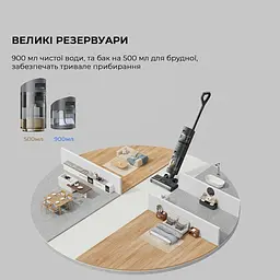 Вертикальний пилосос Dreame Wet and Dry Vacuum Cleaner H12 Core (HHR22B) [103899] - мініатюра 10