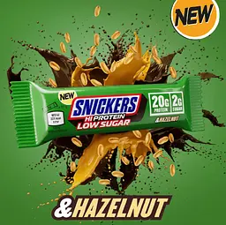 Шоколадний батончик Snickers Hi Protein Low Sugar Hazelnut Bar 57 г - мініатюра 2