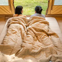 Спальник Naturehike L150 (NH20MSD05) +13°C - правий - 190см - бежевий - мініатюра 4