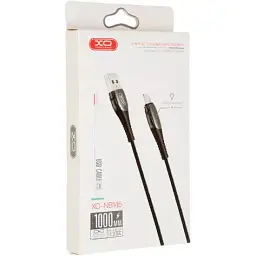 Кабель XO NB145 USB A - Micro B чорний - мініатюра 2