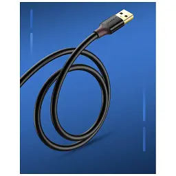Дата кабель USB 3.0 AM/AF 3.0m US129 Black Ugreen (30127) - мініатюра 4