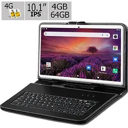 Планшет-телефон Adronix S 464 LTE Gold IPS 10.1'' 4GB/64GB + Чохол-клавіатура - мініатюра 2