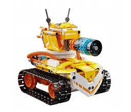 Конструктор робот програмований STEM-робот 3 в 1 Robot W - bot CaDa з пультом і додатком робот-трансформер для дітей на радіокеруванні, 455 деталі - мініатюра 4