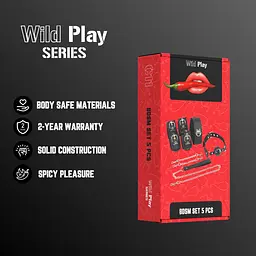 Набір БДСМ аксесуарів Erospace Wild Play Luxury BDSM Set - мініатюра 2