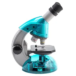 Мікроскоп дитячій SIGETA MIXI 40x-640x Blue з адаптером для смартфона та набором для дослідів (65911) - мініатюра 4