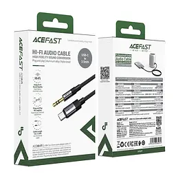 Кабель ACEFAST USB-C to 3.5mm audio adapter cable J11 1.2m