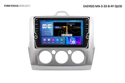 Штатна автомагнітола EasyGo M9-6-128-FF QLED Ford Focus 2005-2011