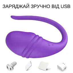 Вібратор з керуванням зі смартфона I'MCUM Smart Secret Love Фіолетовий (IM-KTD254) - мініатюра 7