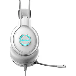 Ігрова гарнітура A4Tech Fstyler FH300U USB White (FH300U (White)) - мініатюра 2