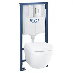 Комплект інсталяція Grohe + унітаз Euro Ceramic з клавішею Arena Cosmopolitan 39536000