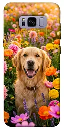 TPU чохол Demsky Flowery labrador для Samsung G955 Galaxy S8 Plus