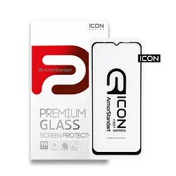 Захисне скло для Xiaomi Redmi 9, Icon, 2.5D загартоване скло, повне проклеювання, глянсове, удароміцне, з олеофобним покриттям, сумісне з чохлами, міцність 9H, проста установка, ArmorStandart (ARM56279)