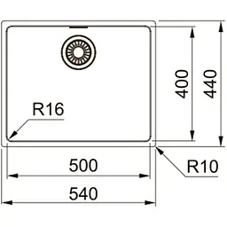 Кухонна мийка Franke Maris MRX 210-50/127.0598.747 - мініатюра 3