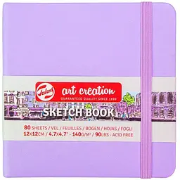 Блокнот для графіки Royal Talens Art Creation 12х12 см 140г/м2 80л Pastel Violet