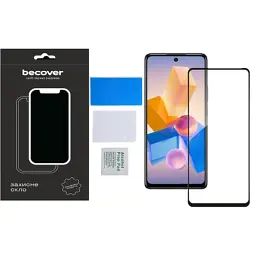 Скло захисне BeCover Infinix Hot 40 Pro (X6837) Black (711149) - мініатюра 2
