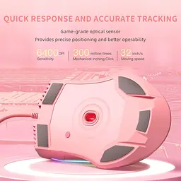 Комп'ютерна мишка Onikuma для ПК та ноутбука CW-93 Pro 6400 DPI 7 кнопок дротова USB з RGB підсвіткою - мініатюра 5