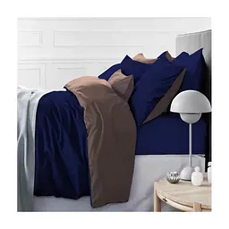 Постільна білизна MirSon King Size Сатин Premium 0211+4052 Azure 220х240 (2200001169623)
