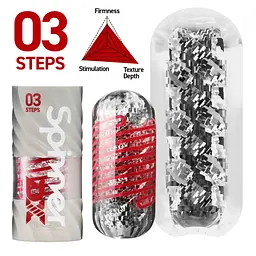 Мастурбатор Tenga Spinner DX 03 Steps, з пружною стимулювальною спіраллю всередині, потужний вплив - мініатюра 2