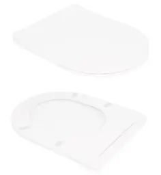 Унітаз підлоговий Qtap Virgo Ultra Quiet з сидінням Slim Duroplast/ Soft-close/ Quick Release QT18226092AW - мініатюра 7