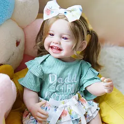 Силіконова колекційна лялька реборн reborn дівчина ванесса повністю анатомічна Reborn Dolls det0018843 - мініатюра 5