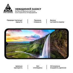Захисне скло на Samsung Galaxy M15 5G (M156) з олеофобним покриттям, Pro, повне проклеювання, антистатичний і пиловідштовхуючий шар, 9H, самоклеючеся, 2.5D, на весь екран, антистатичний клей, ArmorStandart (ARM74368) - мініатюра 4