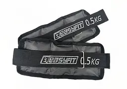 Обтяжувачі EasyFit 2 х 0,5 кг для ніг та рук з металом (EF-AWTМ-050)