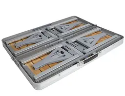 Стіл Bo-Camp Bamboo Brown/Silver (1404800) (DAS301454) - мініатюра 3