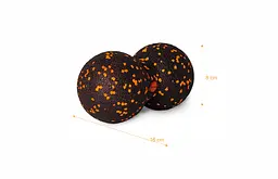 Масажний міні-ролик Duo Ball Qmed fit0025175 - мініатюра 3